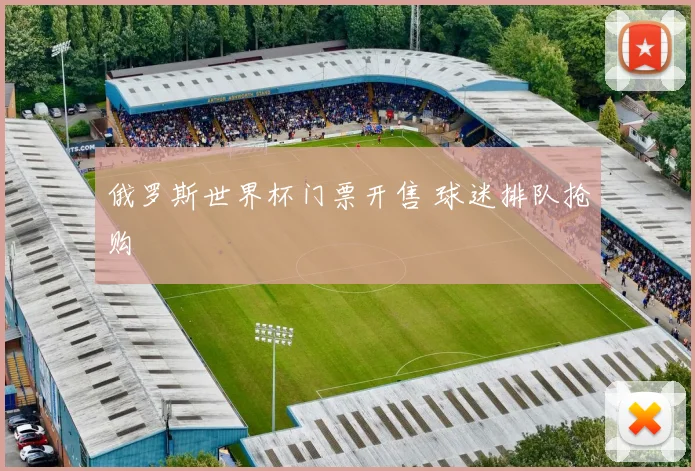 俄罗斯世界杯门票开售 球迷排队抢购